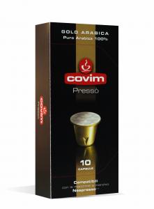 Capsules Covim Pressò Gold Arabica compatibles with machines Nespresso